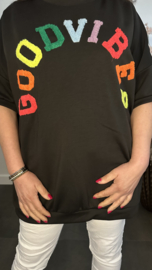 Sweatshirts Good vibes Zwart