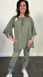 Blouse Veronica UNI +SIZE army