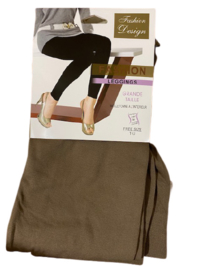 Thermo legging taupe