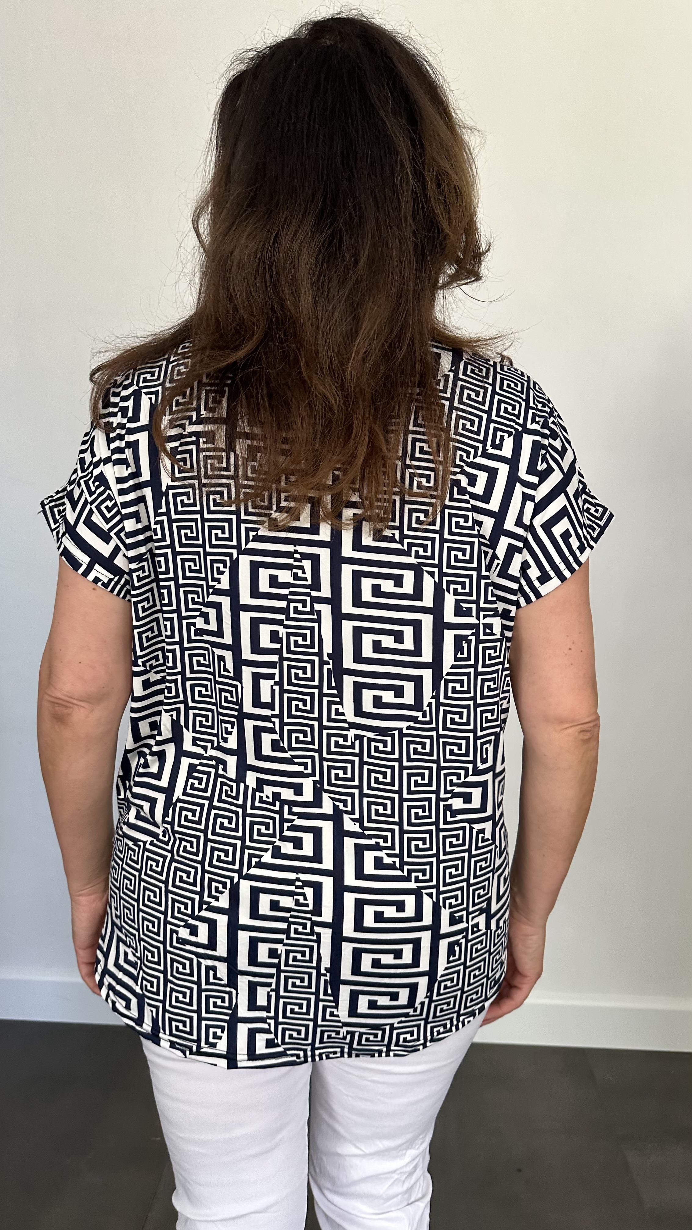 Shirt Zipp rome marine/ecru