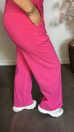 Highwaist WIDE LEG jogger Pink