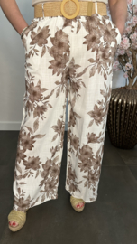 Palazzo broek Marjolein Taupe