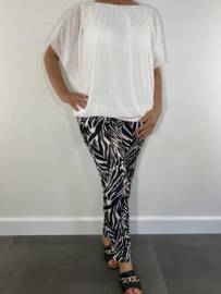 Stretch broek Emma zebra
