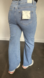 B.S. Jeans WIDE LEG met strass