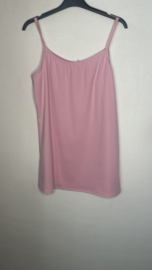 Top met spaghettibandjes stretch TRAVEL Roze