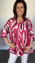 Soft shirt lava +Size fuchsia