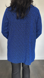 Glitter vest Roxane Kobalt blauw