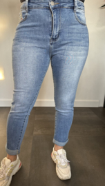 G-smack stretch MOM fit jeans  butterfly