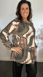 Blouse Panters en Chains Army