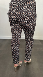 Travel broek diamant grijs