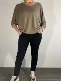 Stretch Jeans BBS zwart +size