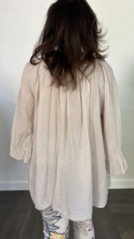 Blouse Veronica UNI +SIZE zand