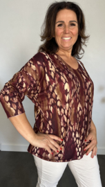 Top Gigi panter Bordeaux
