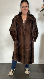 Lange bontjas bruin (fake fur)