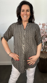 Blouse Naomi Antraciet