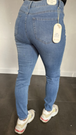 B.S. Jeans HIGH WAIST denim blue