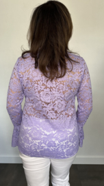 Kanten top Jill lila SALE
