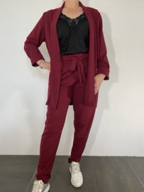 2-Delig pak Lisa wijnrood (+ size) maat 2