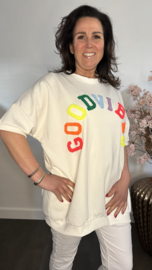 Sweatshirts Good vibes Ecru