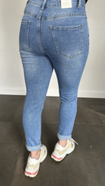 Red Berry/G-smack stretch jeans MOM fit denim blue
