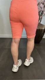 Korte joggjeans Koraal