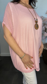 2-delige top Rihanna Roze