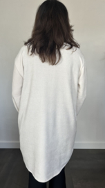 Baby rib blouse Charlie ecru