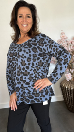 Trui Bibi panter Jeans blauw