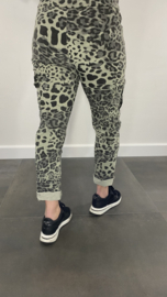 Cargo joggjeans panter leger groen