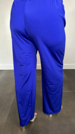 Pallazzo broek Premium travel kobalt SALE