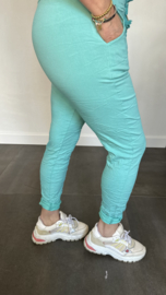Comfy joggjeans smaragd (standaard)