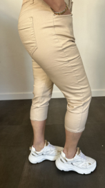 Capri stretch broek B.S. zand