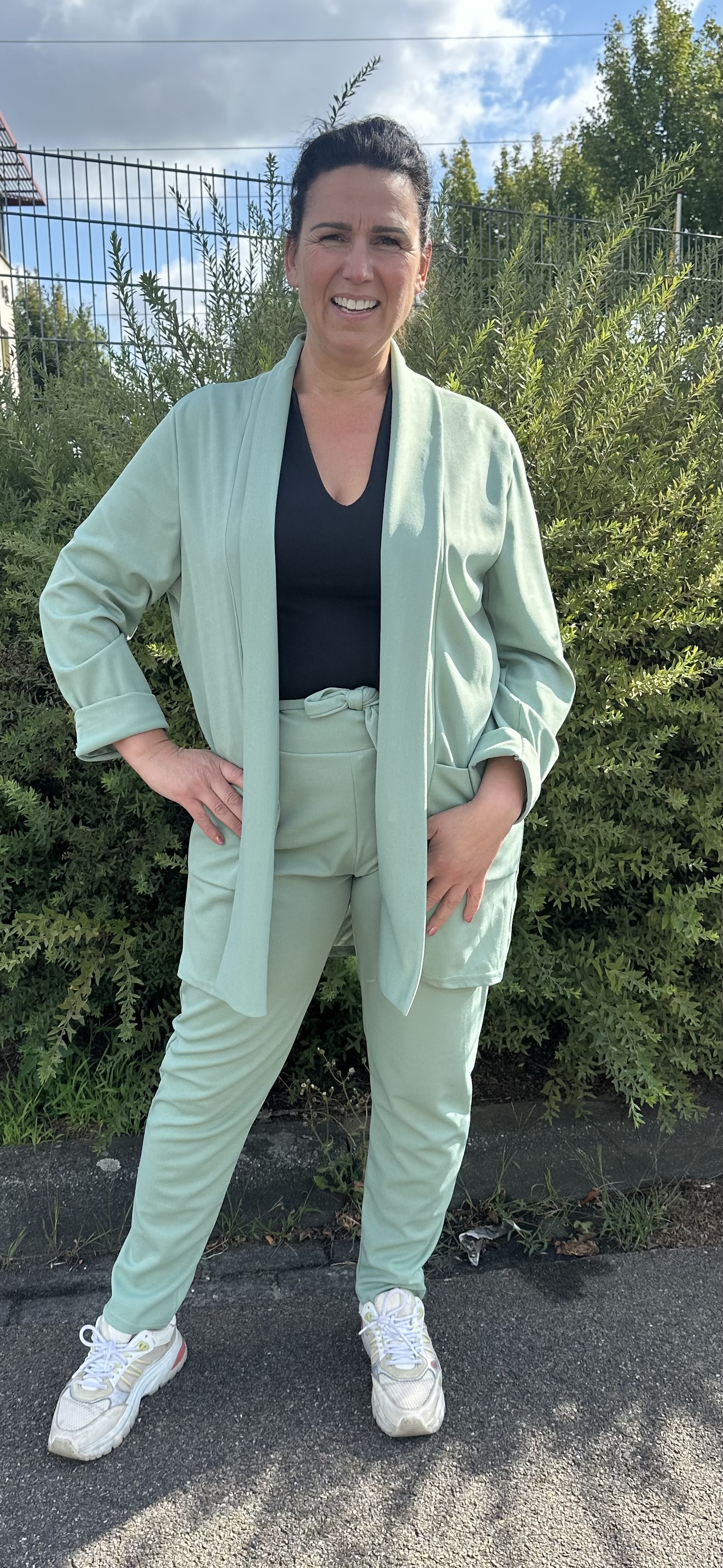 2-Delig pak Lisa licht groen  SALE