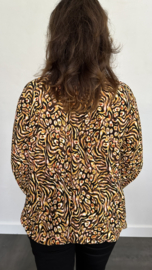 Ballon shirt met elastiek Britt (+size)