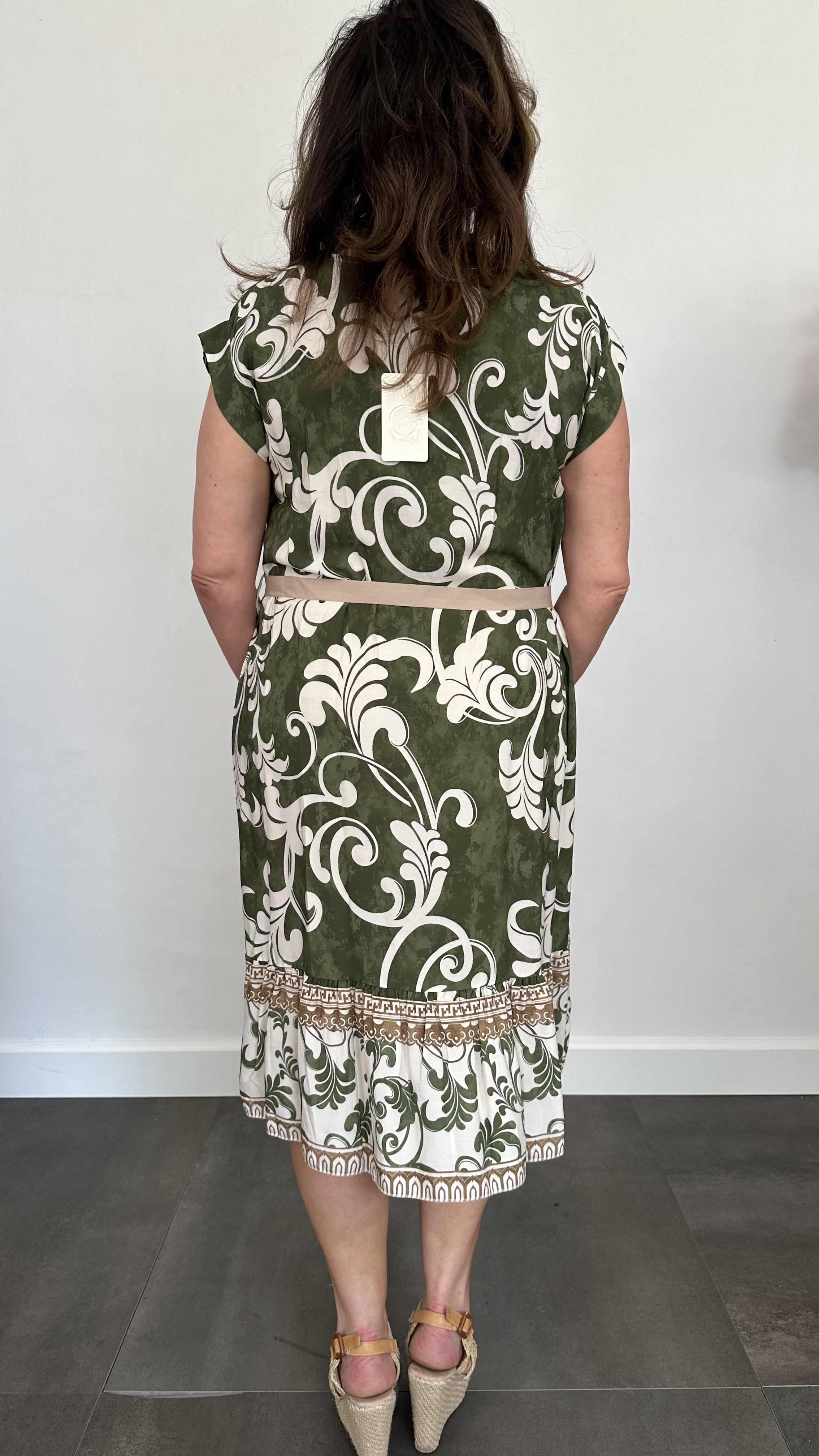 Jurk Ilona versailles groen SALE
