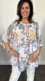 Blouse Veronica +SIZE wit