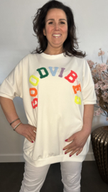 Sweatshirts Good vibes Ecru