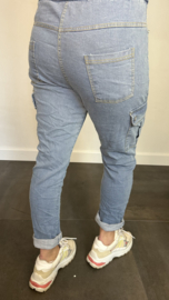 Cargo joggjeans light Denim