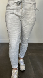 Joggjeans jacquard Bibi grijs