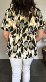 Ballon shirt met elastiek Panter army
