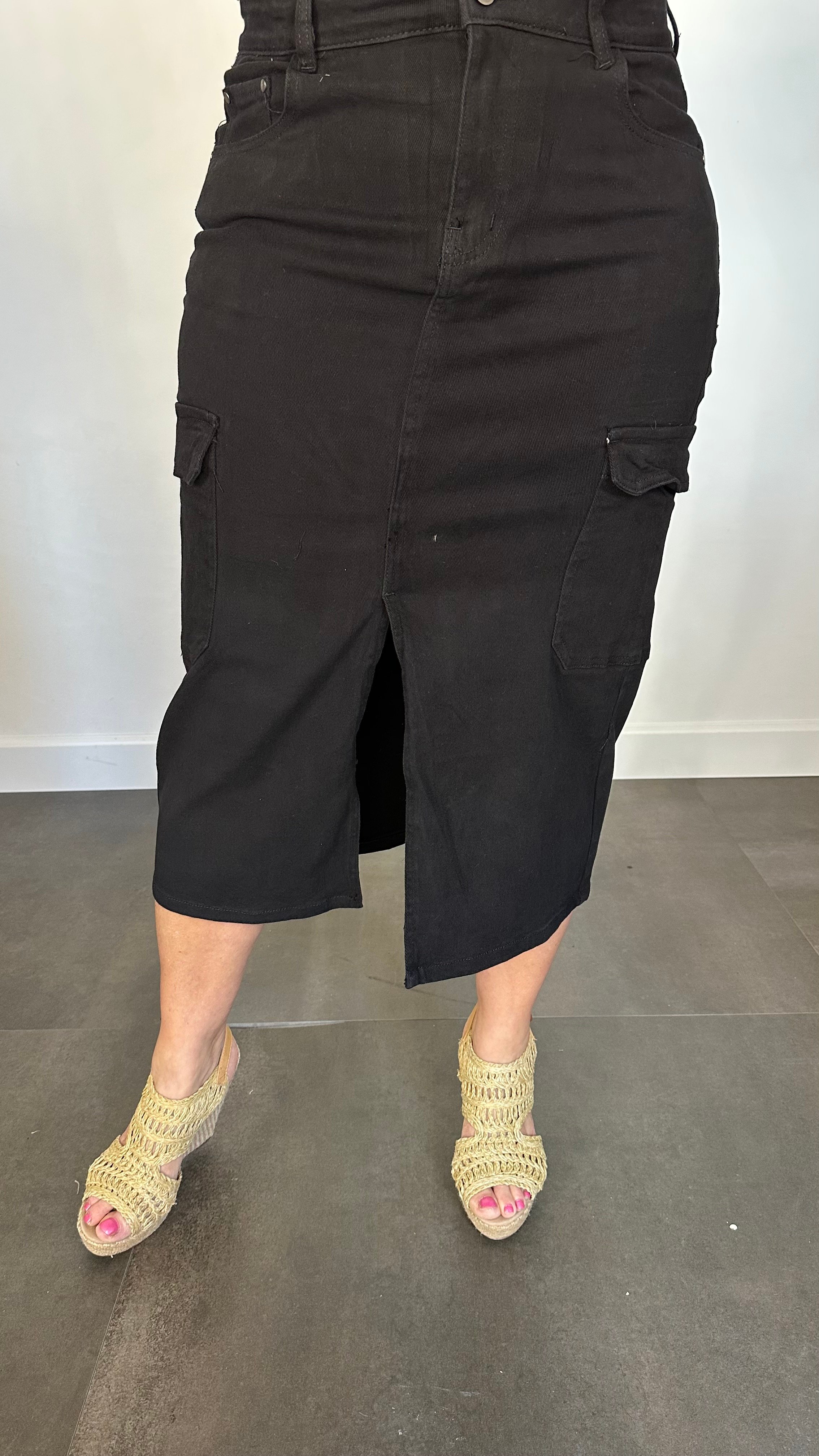 Denim rok G-smack zwart