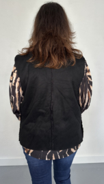 Bodywarmer lammy zwart