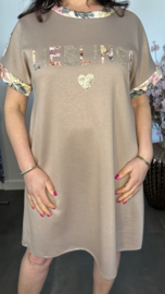 Sweaterdress Kristy Taupe