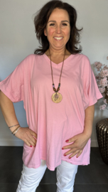 T-Shirt Dewi met GRATIS ketting roze