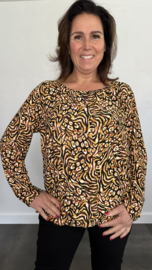Ballon shirt met elastiek Britt (+size)