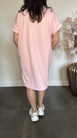 Sweaterdress Los Angeles Roze