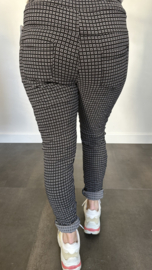 Joggjeans jacquard Bibi zwart