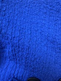 Crinkle palazzo broek Kobalt