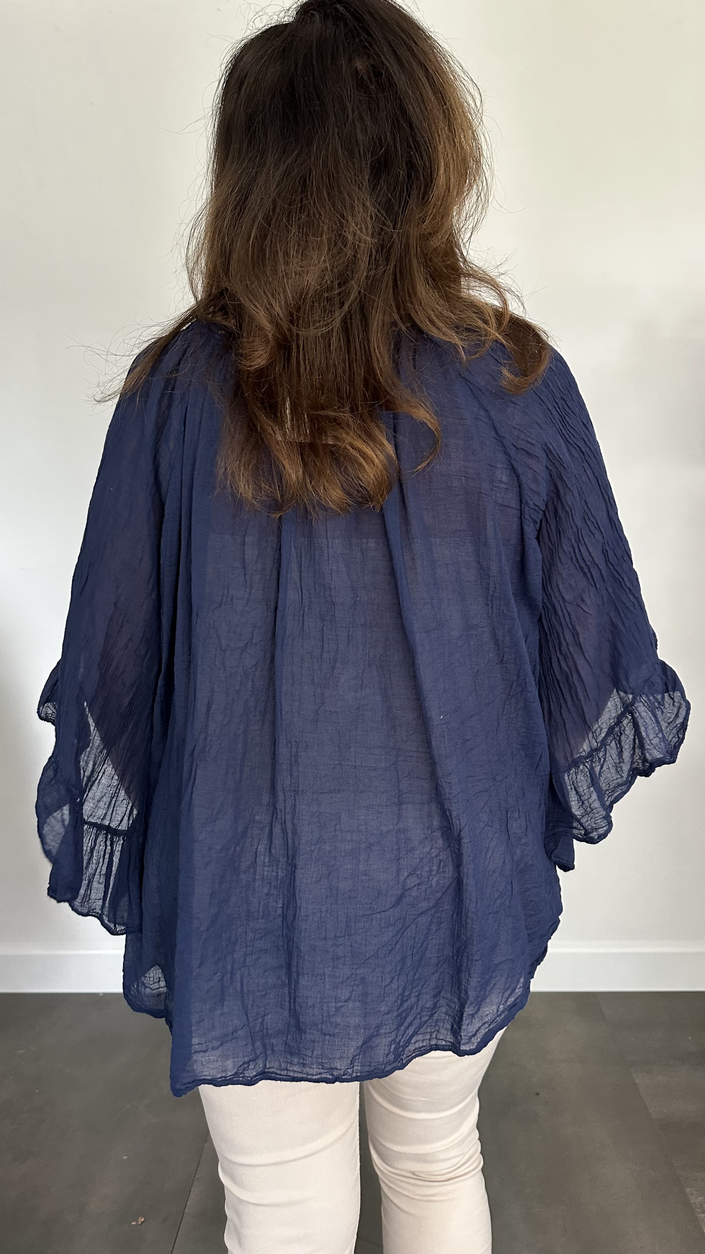Blouse Veronica UNI +SIZE marine