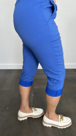 Comfy CAPRI joggjeans kobalt blauw